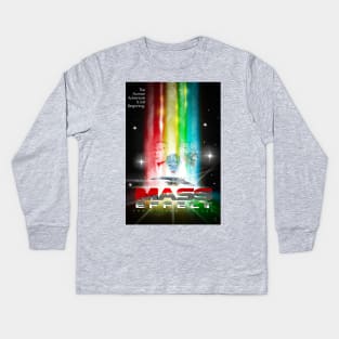 MASS EFFECT The Motion Picture Poster (Bob Peak Style) Kids Long Sleeve T-Shirt